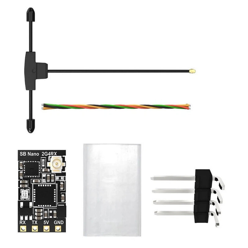 ExpressLRS forNano 2.4G Receiver 10.4 x 18.4mm for FPV Racing and Cruising