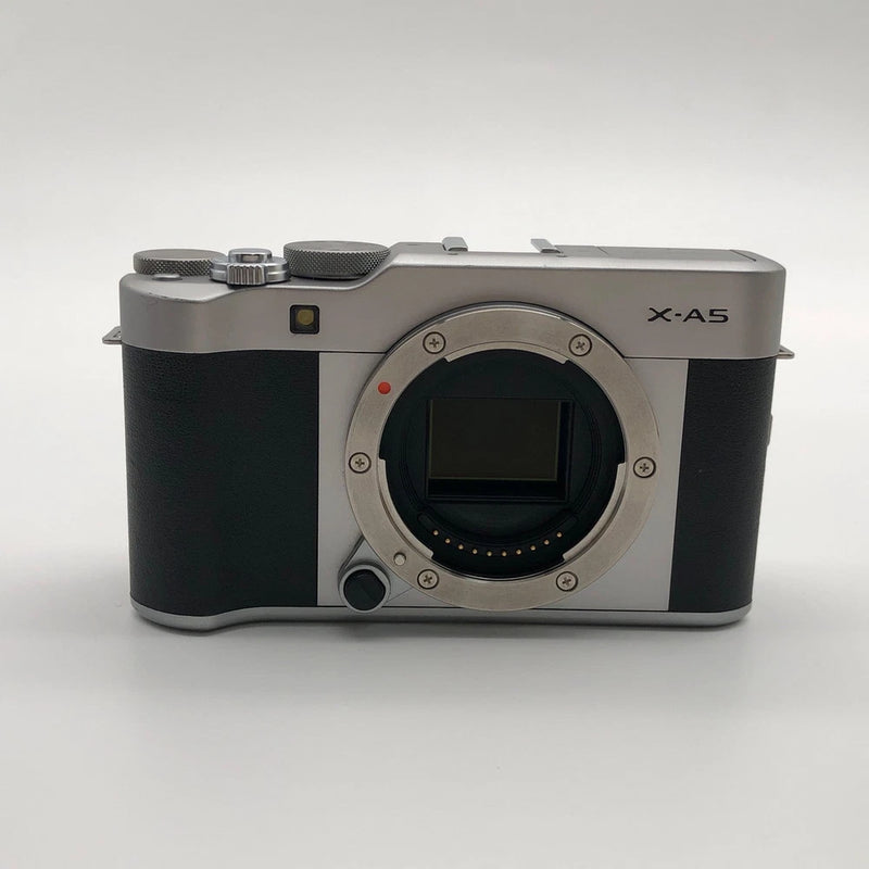 Fujifilm X-A5 Silver Mirrorless Digital Camera Body Excellent