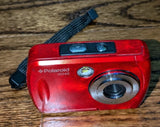 Red Polaroid IS048 3M 16 MP 2.4" Digital Waterproof Camera Tested Outdoor Action