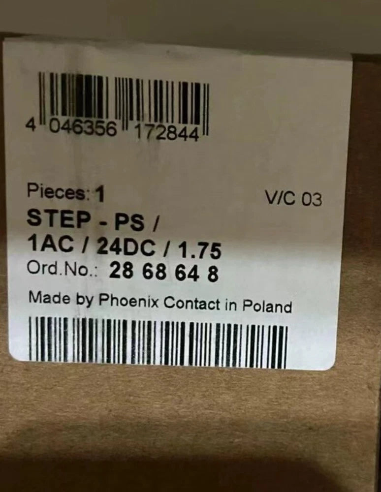 1pcs Phoenix Contact Power supply  STEP-PS/ 1AC/24DC/1.75 2868648