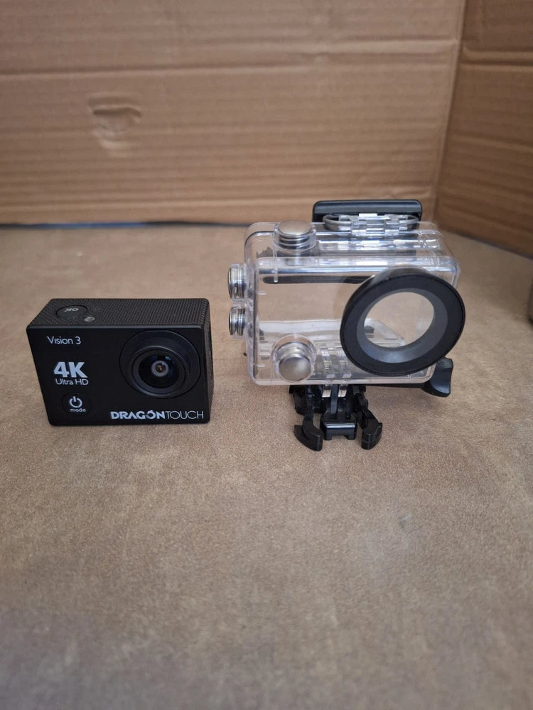 Dragon Touch Vision 3 Action Camera Waterproof Underwater Camera UNTESTED