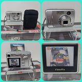 Fujifilm finepix a345 4.1MP compact digital camera silver tested & working