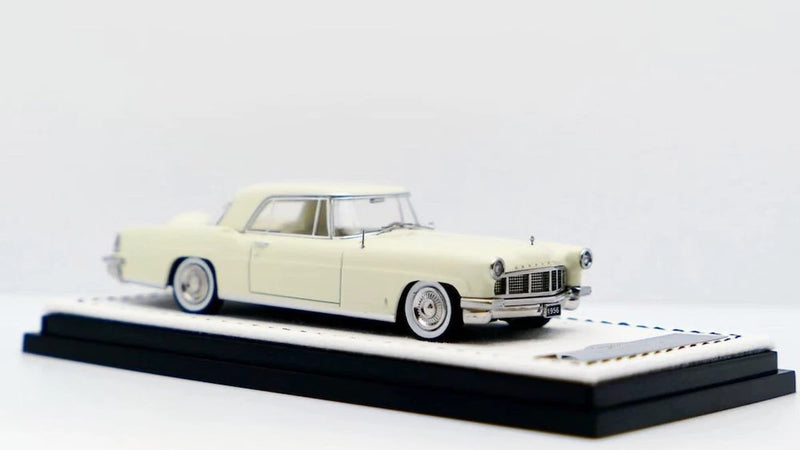 GFCC 1:64 HEC White 1956 Continental Mark II Classic Model Diecast Metal Car