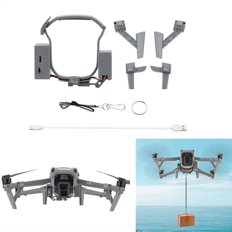 Drone Thrower Delivery Device Payload Airdrop System Landing Gear for DJI Air 3