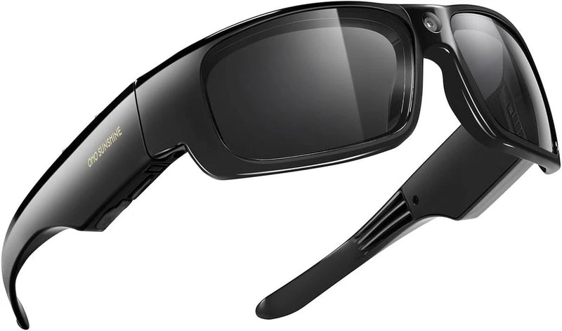 32GB Camera Glasses,16M Resolution H.265 1080P Smart Glasses with UV400 Sunglass