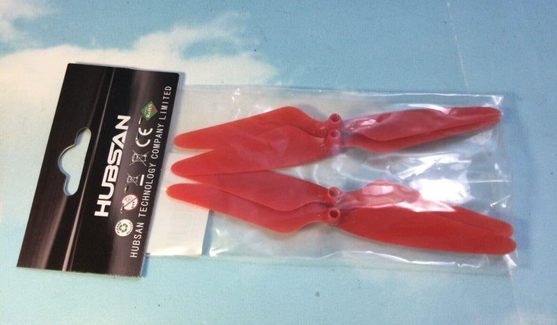 Original Hubsan H502E and 502S Quadcopter Propeller Blades Full Set 502E-03 Red