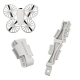 Drone arm shock absorber fixed buckle accessory set, white plastic clips