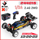 WLToys 1/24 RC Racing Car 244016 2WD 15-20-25KM/h 2.4Ghz Electric Model Vehicle Battery