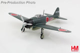 1/48 A6M2B Zero fighter model with red Hinomaru and open landing gear
