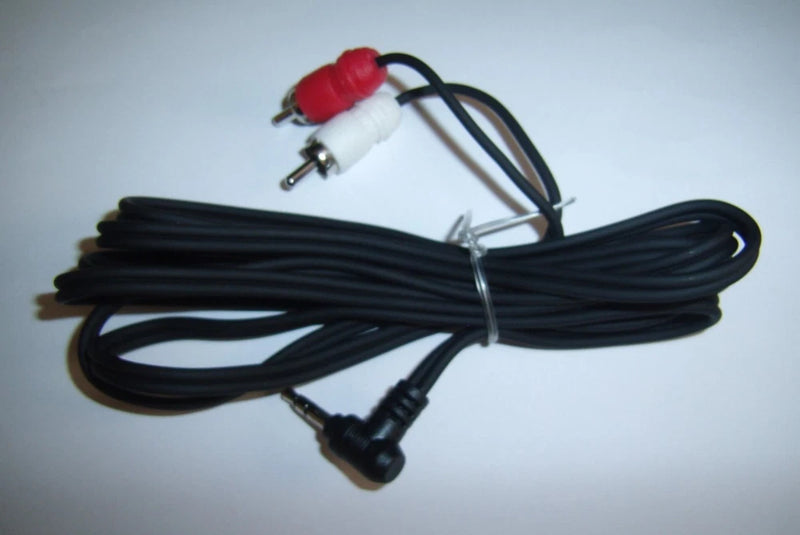 (1) 3.5mm to RCA Auxillary Input Zune ipod MP3 Laptop Home Car Audio Adapter 1/8