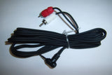 (1) 3.5mm to RCA Auxillary Input Zune ipod MP3 Laptop Home Car Audio Adapter 1/8