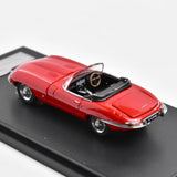GFCC 1/64 Scale Jaguar E-type Roadster 1961 Red Diecast car Model Toy Gift