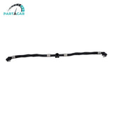 Tesla high-voltage battery cooling hose line with connectors, black braided flexible pipe