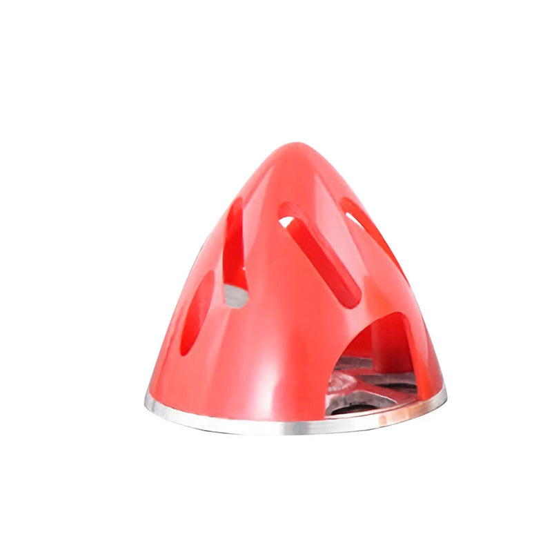 GEMFAN aluminum hollow fairing, red conical bottom cover with cutouts