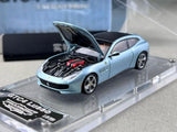 EY PK 1:64 Ice Blue GTC4 Lusso Coupe Racing Sports Model Diecast Display Car