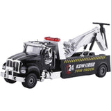 1:50 Scale Tow Truck Trailer Model Toy Diecast Vehicle Toy Car Model Gift Black