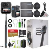 GoPro MAX2 True 8K 360 Action Camera Accessory Bundle with Replacement Lens Kit