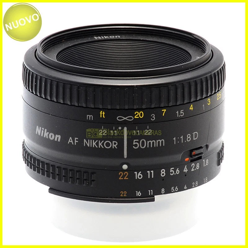 Nikon AF Nikkor 50mm f/1.8 D Obiettivo Fisso Standard Full Frame FX DX - 50 f1.8