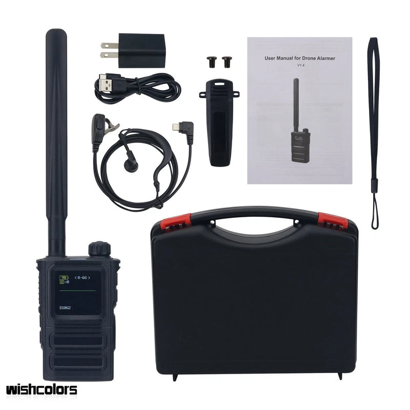 300M-6GHz Drone Detection Solution with 1-2KM Detection Range for FPV Drones