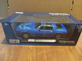 Maisto 1:18 Scale Pontiac Firebird Trans Am in Blue Diecast Model Car