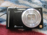 Panasonic Lumix DMC-ZR1 Digital Camera 12.1MP 8x Zoom - Black - READ
