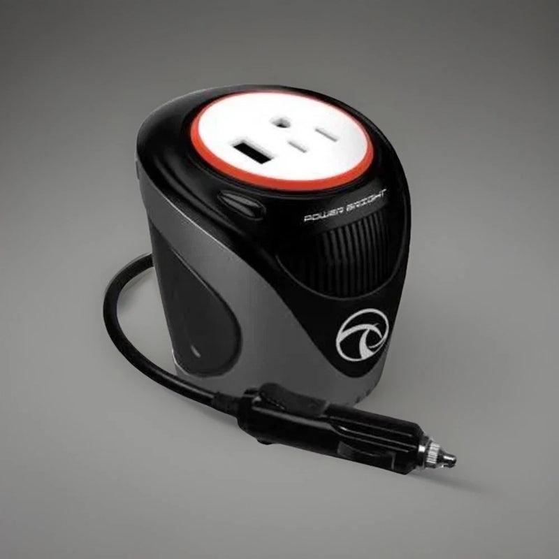 Power Bright 180 Watt 12 Volt Cup Holder Inverter XC180