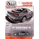 AUTOWORLD 64332 AWSP082 A 1993 DODGE STEALTH R/T 1/64 DIECAST MODEL CAR SILVER