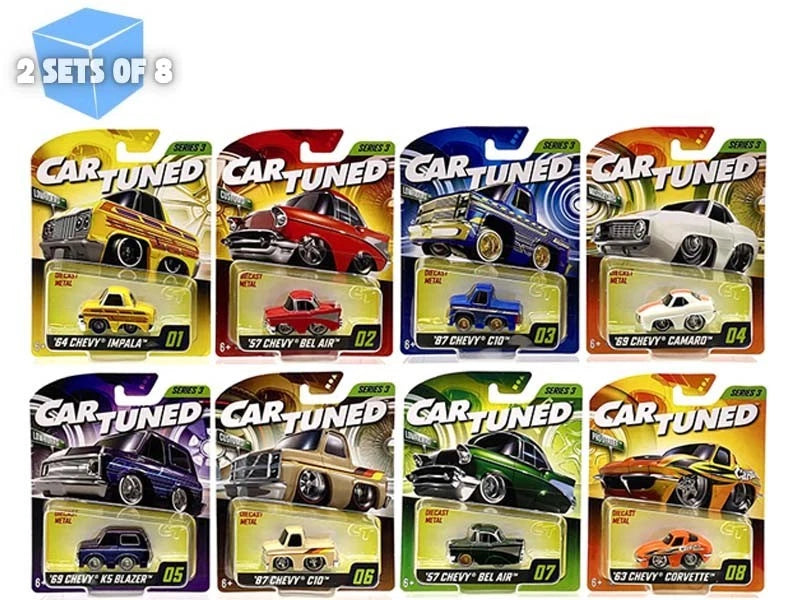 CarTuned Series 3 Mainline Assortment 2025 Diecast 1:64 Scale Models- 592631-XX2