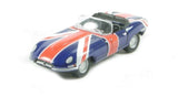 Oxford Diecast 1:76 Jaguar E Type Union Jack Collectable model 76ETYP005