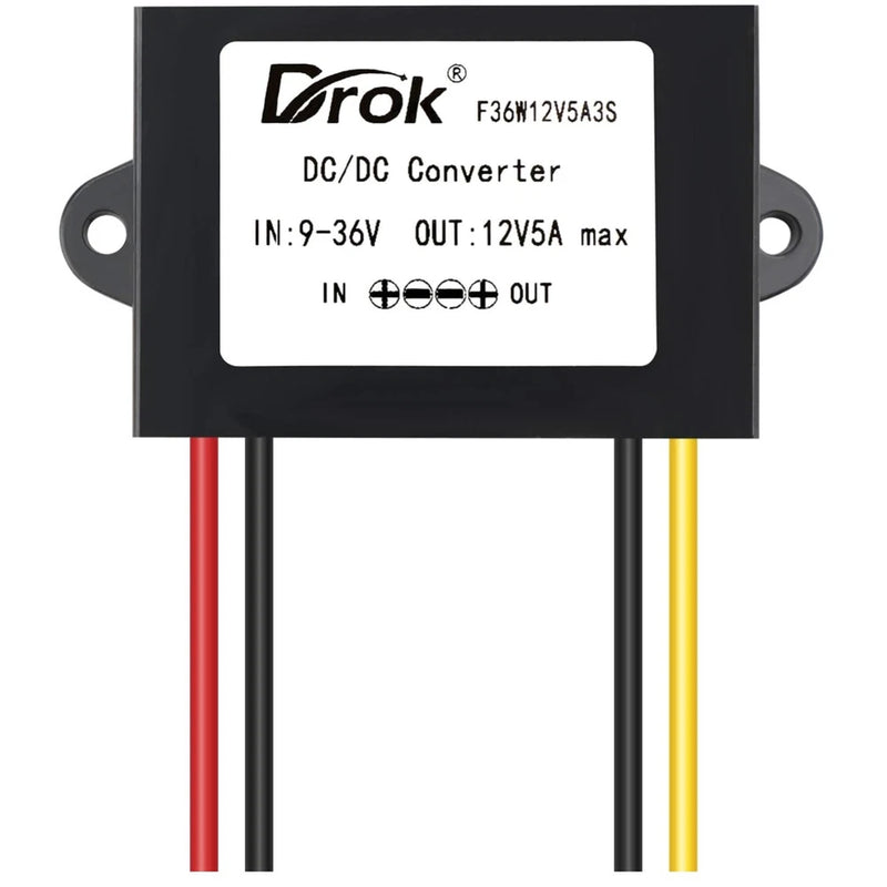 Waterproof Auto Step Up/Down Voltage Regulator 12V