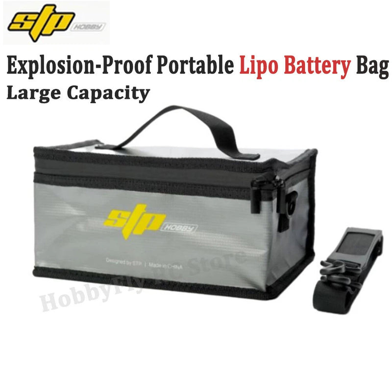 STP Fireproof Waterproof Explosion-Proof Portable Lipo Battery Safety Bag forFPV