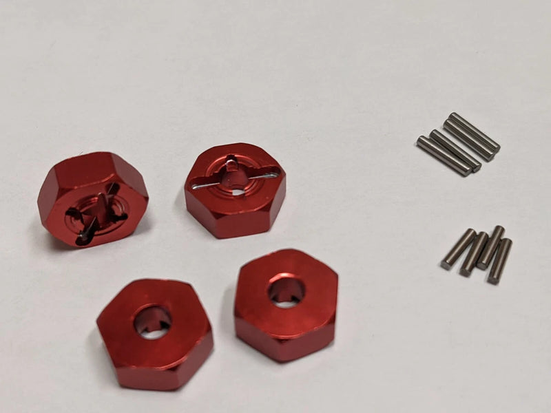 Wheel hub hex adaptor 12mm Wltoys 144001 parts upgrade 124018 124019 rc car 1266 Converter
