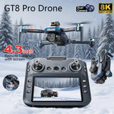 Drones GPS 8K HD 180¡ã Dual Cameras Brushless Obstacle Avoidance Quadcopter Toys