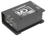 Samson Md1 Mono Passive Direct Box Xlr Converter Unbalanced To Balanced Signal