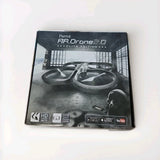Parrot AR Drone 2.0 Elite quadricopter retail box with drone and control icons