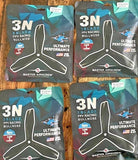 x4 Master Airscrew 5x4.5 BN 3-Blade FPV RC Drone Propeller Props 4 Sets - Black