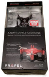 Atom 1.0 Micro Drone Indoor/Outdoor Quadrocopter Black, Brand New