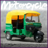 1:14 Tricycle Model Alloy with Sound and Light Pull Back Car Model Toy