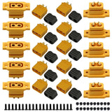 10 Pairs XT60E-F Female and XT60H Male Plug Adapter for RC FPV Lipo Battery Battery