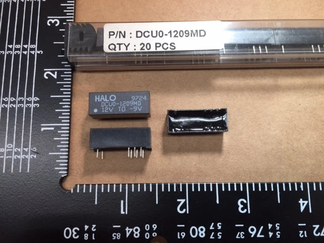 (Qty = 1) DCU0-1209MD Halo, Input: 12V Output: 9V 225mA 2W, DC-DC Converter