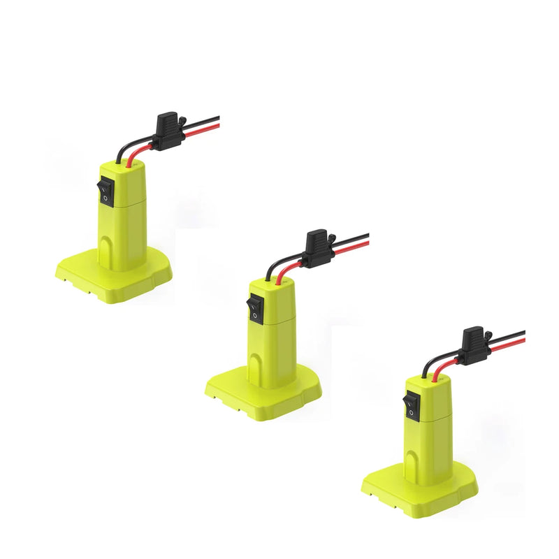 Power Wheel Adapter for Ryobi 18V Battery Converter DIY RC Car Robotic Dock Fuse Converter