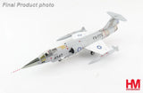 1/72 scale F-104G Starfighter die-cast model aircraft in white and gray with markings