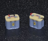 ESS RESINWORKS 1:24 1:25 SCALE MODEL OPTIMA CAR BATTERY PRE-COLORED 2x