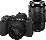 FUJIFILM X-S10 Black Mirrorless Digital Camera with XC15-45mm & XC50-230mm Lens