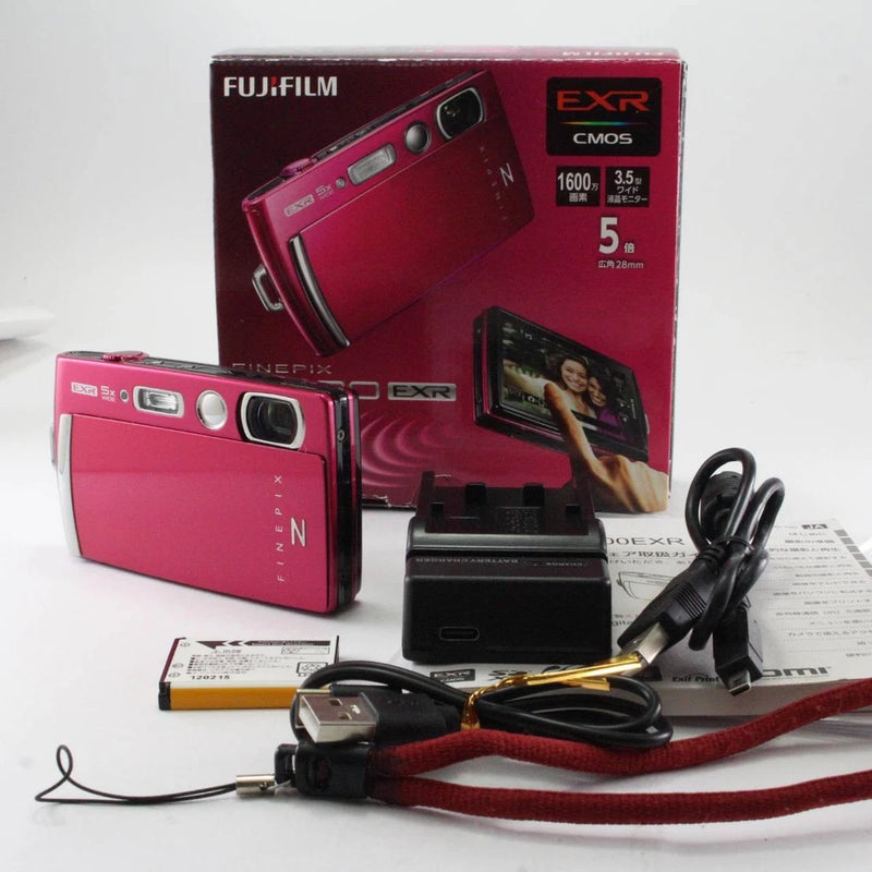 Fujifilm FinePix Z1000EXR Digital Camera Pink Optical 5x From Japan