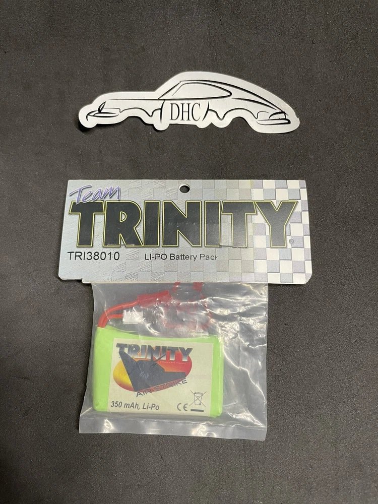 Trinity Vintage RC Helicopter Part # TRI38010 Lipo Battery 2-Cell 7.4V 350mah Battery