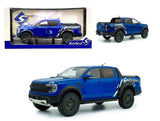 SOLIDO 2024 FORD RANGER RAPTOR PICKUP BLUE LIGHTNING 1/18 MODEL CAR S1813902-7A
