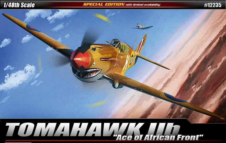 1/48 TOMAHAWK IIb "Ace of African Front" #12235 ACADEMY HOBBY MODEL KITS