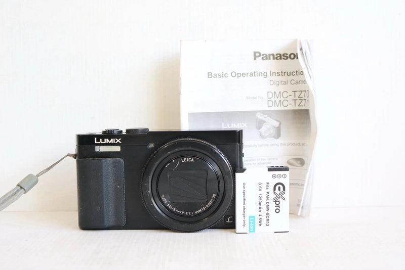 Panasonic Lumix DMC-TZ70 12.1MP  Digital Camera & Battery - DUST UNDER LENS