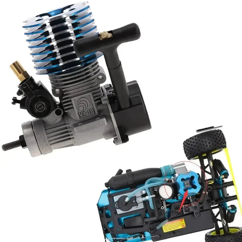 VX 18CXP Engine Nitro Power 2.74cc With Pull Starter Spark-plug for 1/10 1/8 RC